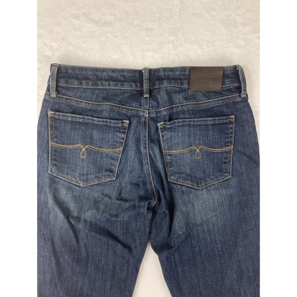 Lucky Brand Lolita Crop Low Rise Raw Hem Jeans Womens Blue Size 29 - Picture 12 of 16